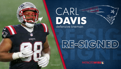 Patriots re-sign DT Carl Davis