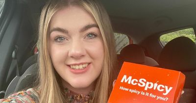I tried the McDonald's McSpicy burger and it was too hot to handle