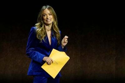 Olivia Wilde served custody papers on stage at CinemaCon in Las Vegas