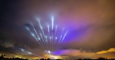 Like Close Encounters of the Third Kind: Photographer captures 'otherworldly' lights in the sky