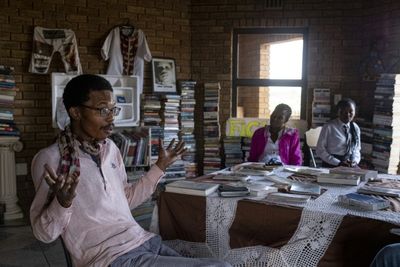 Homemade library builds bookish community in S.Africa's Soweto