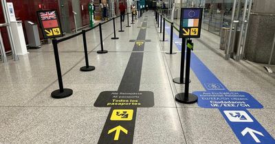 Spain airport giving Irish 'preferential treatment' with 'express lane' as infuriated Brits watch on