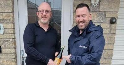 Internet provider connects first Hamilton customer and gifts a bottle of Buckfast as a thank you