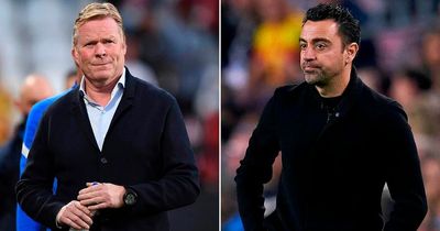 Ronald Koeman takes bitter swipe at Xavi as he breaks silence on Barcelona exit