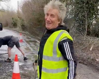 We are paving: has Rod Stewart found the solution to the pothole crisis?