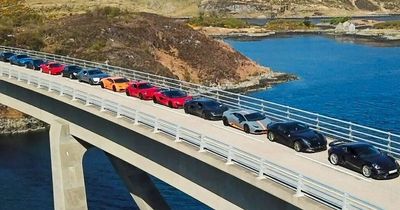 NC500 locals rage as fleet of luxury sports cars obstruct famous bridge