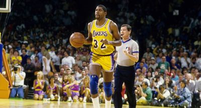 Where does Magic Johnson rank all time in each statistical category?