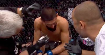 Khamzat Chimaev's coach was "upset" with UFC star during victory over Gilbert Burns