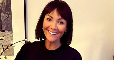 Martine McCutcheon shows off tiny waist after admitting she feels perimenopausal