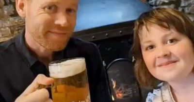 Coronation Street's Jude Riordan shares adorable message to Emmerdale dad