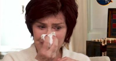 Sharon Osbourne breaks down in tears on TalkTV as she steps down from hosting show