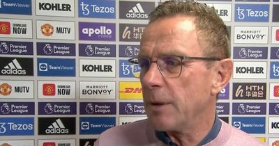 Ralf Rangnick delivers ambiguous response when asked about leaving Man Utd for new job