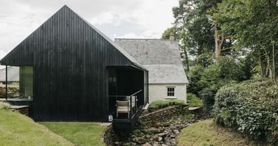 Farmhouse in the Brecon Beacons foothills is transformed into lush modern home straight from the pages of a glossy magazine