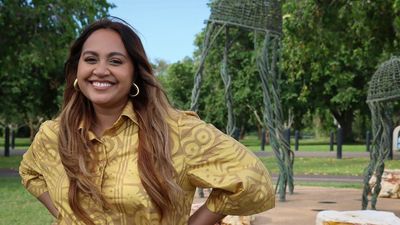 Jessica Mauboy returns home to Darwin to support remote community artists