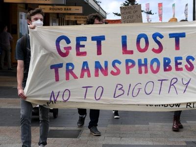 Deves denies transphobia despite comments