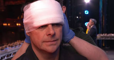 Ant McPartlin suffers bloody head injury requiring medical attention while filming BGT