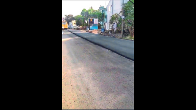 Chennai: Locals flag relaying of road without milling