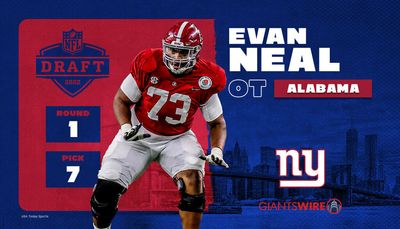 2022 NFL draft: Giants select OL Evan Neal in Round 1