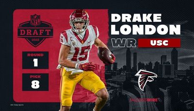 Falcons select USC WR Drake London with No. overall 8 pick