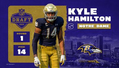Ravens select S Kyle Hamilton with No. 14 overall pick