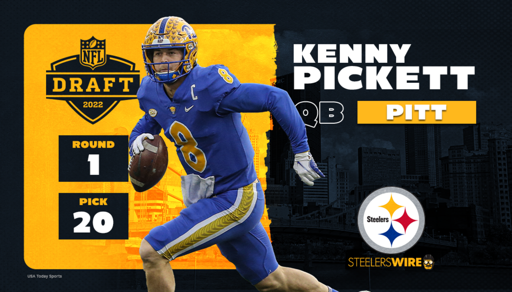 Round 1 - Pick 20: Kenny Pickett, QB, Pittsburgh (Pittsburgh