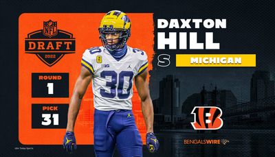 Bengals select Michigan S Daxton Hill with 31st pick in 2022 NFL draft