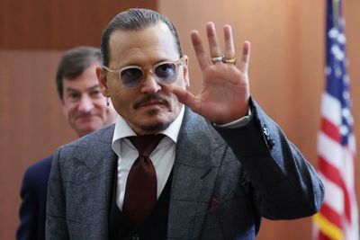 Bizarre moment Johnny Depp laughs as security guard speaks about his penis in court