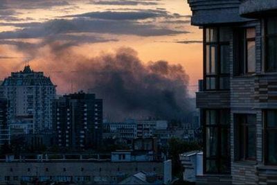 Kyiv hit by Russian missiles during visit by UN chief Antonio Guterres