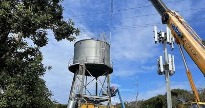 Time is up for scenic water tank