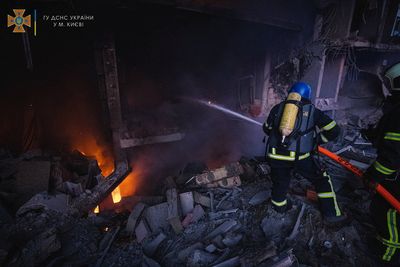 Body found in rubble after missile attack on Ukrainian capital - mayor