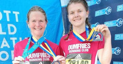 Dumfries Running Club pair complete Boston Marathon