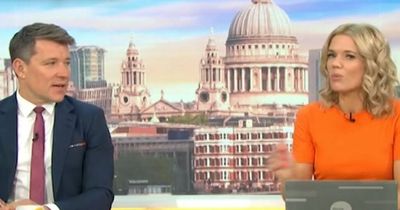 Good Morning Britain's Charlotte Hawkins calls time on 'patronising' school debate as alarms go off