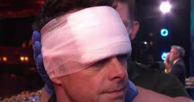 Ant McPartlin bandaged up after hitting head off coconut at BGT audition