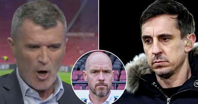 Roy Keane and Gary Neville share opinion on Erik ten Hag's plans for brutal clear-out