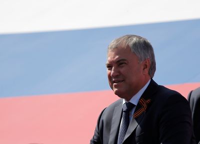 Russian parliament chief says Ukraine is mortgaging itself to the United States