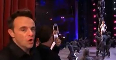 Britain's Got Talent's Ant and Dec panic stricken backstage by 'death defying' stunt