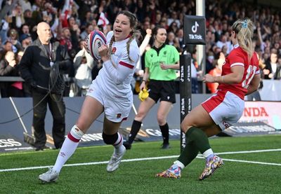 Jess Breach resorts to scrum cap for Grand Slam decider after horror injury