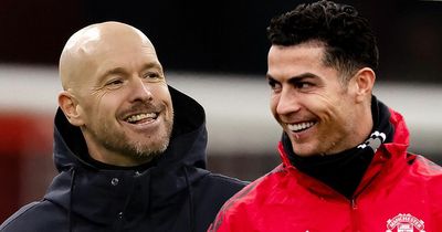 Man Utd's line up with Cristiano Ronaldo next season if Erik ten Hag meets conditions