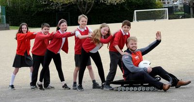 Winter Olympics athlete visits Renfrewshire schools as part of luge project