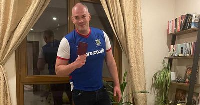 Linfield fan living in Kuwait travels 3,200 miles to watch title decider