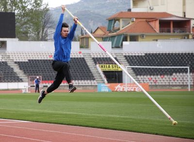 Exiled Ukrainian athletes chase dreams in Albania and fret about home