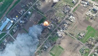 VIDEO: Bang To Rights: Russian Ammo Dump Hidden In Village Destroyed