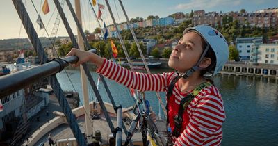 You can now climb the SS Great Britain rigging and the views of Bristol are unmatched