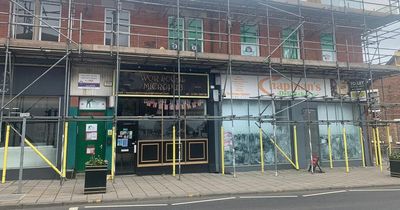 Concern over scaffolding on Prudhoe Front Street that has been up since Storm Arwen