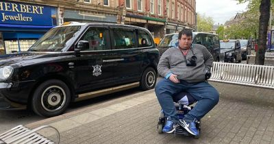 Frustrated disabled Nottingham man says he was told he's 'too fat' to ride in a taxi