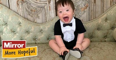 Proud dad's joy as two-year-old son is with Down's Syndrome already inspiring others