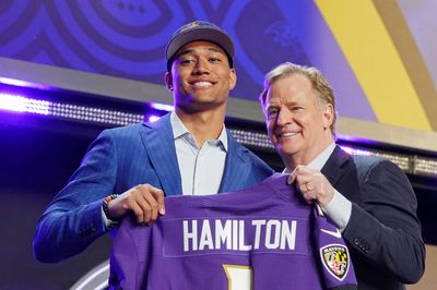 Ravens players react to Baltimore selecting S Kyle Hamilton at No. 14 overall in 2022 draft