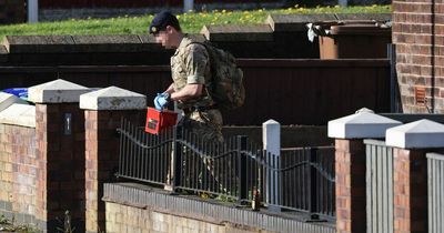 Bomb squad descends on estate after GRENADE 'found in tub of ice cream' and homes evacuated
