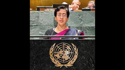 Delhi: MLA Atishi takes Kejriwal governance model to UN