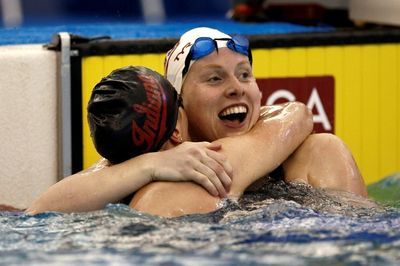 King completes breaststroke sweep at US world meet trials